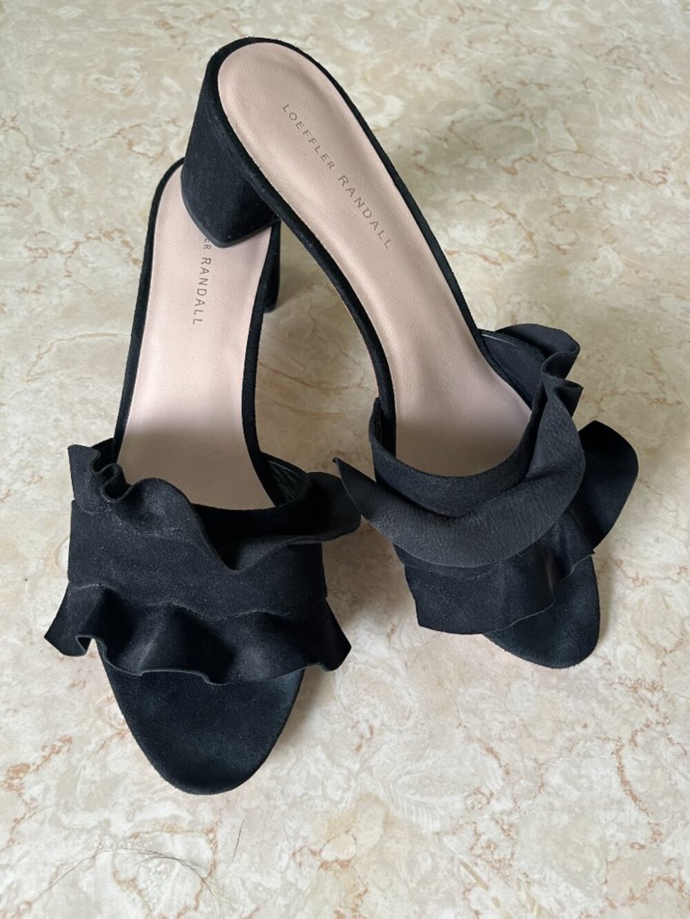 Loeffler Randall Vera Sz 11 Ruffle Slide Sandal - Picture 11 of 11